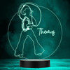 Cowboy With Lassos Color Changing Personalized Gift LED Lamp Night Light