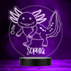 Cute Axolotl Salamander Color Changing Personalized Gift LED Lamp Night Light Cute Axolotl Salamander Color Changing Personalized Gift LED Lamp Night Light