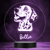 Dalmatian Dog Pet Silhouette MultiColor Personalized Gift LED Lamp Night Light