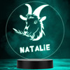 Goat With Wheat Color Changing Personalized Gift LED Lamp Night Light