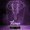 3D Style Geometric Elephant Head Personalized Gift Color Changing LED Lamp Night Light
