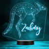 3D Style Kangaroo Jumping Personalized Gift Color Changing LED Lamp Night Light
