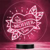 Best Mother Ever Tattoo Style Heart Personalized Gift Any Color LED Lamp Night Light Best Mother Ever Tattoo Style Heart Personalized Gift Any Color LED Lamp Night Light