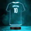English Football Soccer Shirt England Sports Fan World Cup Personalized Gift Color Lamp Night Light