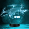 3D Effect Flying Drone Tech Fan Personalized Gift Color Changing LED Lamp Night Light