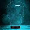 Geometric Skull Gothic Personalized Gift Color Changing LED Lamp Night Light