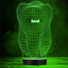 Geometric Tooth Dentist Personalized Gift Color Changing LED Lamp Night Light