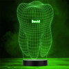 Geometric Tooth Dentist Personalized Gift Color Changing LED Lamp Night Light