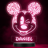 Kids Mickey Mouse Winking Personalized Gift Color Changing LED Lamp Night Light