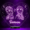 Princess Elsa And Anna Frozen Personalized Gift Color Changing Lamp Night Light