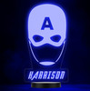 Captain America Mask Marvel Superhero Color Changing Lamp Night Light
