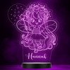 Fairy Girl With A Magic Wand Personalized Gift Color Changing Lamp Night Light