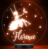 Girls Fairy Swing Stars Round Personalized Gift Color Changing Lamp Night Light