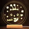 Kitty Fairy Purr-Ific Stars Kids Personalized Gift Warm White Lamp Night Light