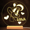 Pepe© Le Pew Hearts Looney Tunes Kids Personalized Gift Warm White Lamp Night Light