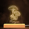 Mushroom Nature Hippy Personalized Gift Warm White Lamp Night Light