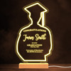 Graduate Silhouette Congratulations Graduation University White Lamp Night Light