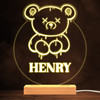 Gothic Dead Teddy Bear Toy Warm White Lamp Personalized Gift Night Light