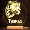 Leopard Head Safari Animal Warm White Lamp Personalized Gift Night Light