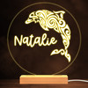 Ornamental Decorative Dolphin Warm White Lamp Personalized Gift Night Light