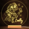 Encanto Mirabel With Butterflies Round Name Personalized Gift Lamp Night Light
