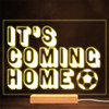 English Football Soccer Ball It's Coming Home World Cup Personalized Gift Lamp Night Light