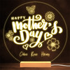 Happy Mother's Day Flowers Personalized Gift Lamp Night Light