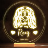 King Charles Spaniel Dog Memorial Pet Loss Personalized Gift Lamp Night Light King Charles Spaniel Dog Memorial Pet Loss Personalized Gift Lamp Night Light