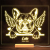 French Bulldog Angel Memorial Pet Loss Personalized Gift Warm Lamp Night Light