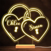 Padlock Locked Valentine's Day Personalized Gift Warm Lamp Night Light