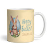 Happy Easter Gift Bunny Yellow Coffee Tea Cup Personalized Mug