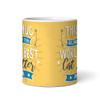 This Mug Belongs To Best Cat Sitter Gift Yellow Coffee Tea Cup Personalized Mug