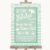 Winter Green As Families Become One Seating Plan Personalized Wedding Sign