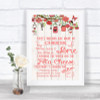 Coral Rustic Wood Cheese Board Song Personalized Wedding Sign