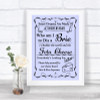 Lilac Cheese Board Song Personalized Wedding Sign