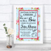 Shabby Chic Floral Cheese Board Song Personalized Wedding Sign