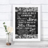 Dark Grey Burlap & Lace Cheesecake Cheese Song Personalized Wedding Sign