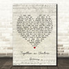 Philip Oakey & Giorgio Moroder Together in Electric Dreams Script Heart Song Lyric Music Print