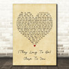 The Carpenters (They Long To Be) Close To You Vintage Heart Song Lyric Music Print