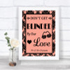 Coral Damask Don't Be Blinded Sunglasses Personalized Wedding Sign