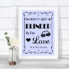 Lilac Don't Be Blinded Sunglasses Personalized Wedding Sign