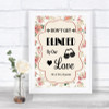 Vintage Roses Don't Be Blinded Sunglasses Personalized Wedding Sign