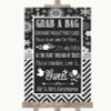 Chalk Winter Grab A Bag Candy Buffet Cart Sweets Personalized Wedding Sign