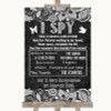 Dark Grey Burlap & Lace I Spy Disposable Camera Personalized Wedding Sign