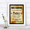 Western Loved Ones In Heaven Personalized Wedding Sign