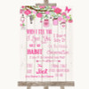 Pink Rustic Wood When I Tell You I Love You Personalized Wedding Sign