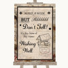 Vintage Wishing Well Message Personalized Wedding Sign