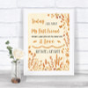 Autumn Leaves Today I Marry My Best Friend Personalized Wedding Sign