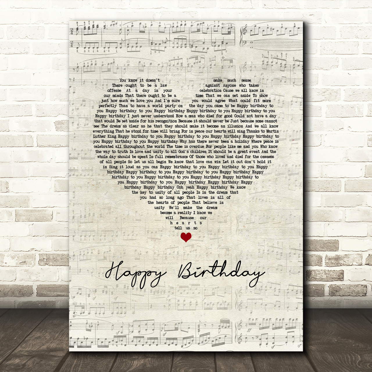 Script Happy Birthday Stencil