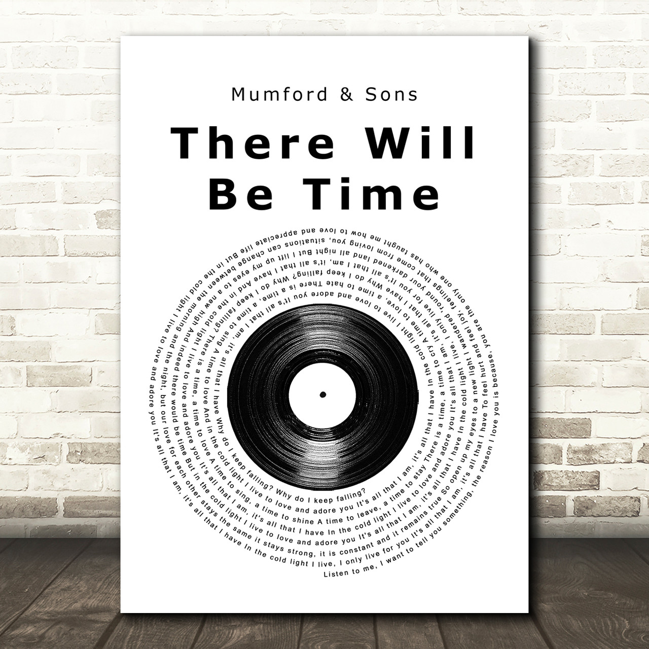 Mumford & Sons There Will Be Time Vinyl Record Song Lyric Music
